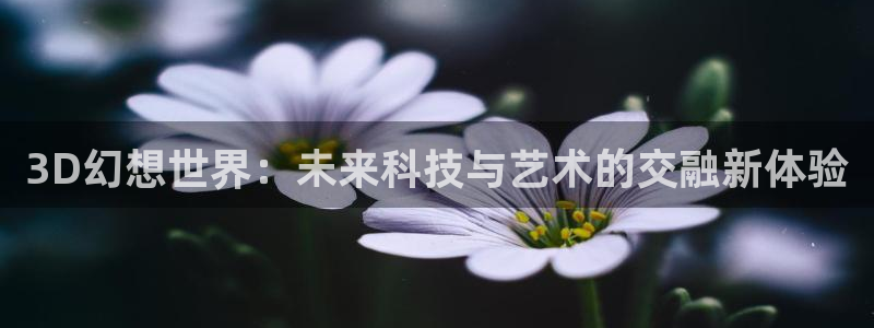 u8国际平台：3D幻想世界：未来科技与艺术的交融新体验